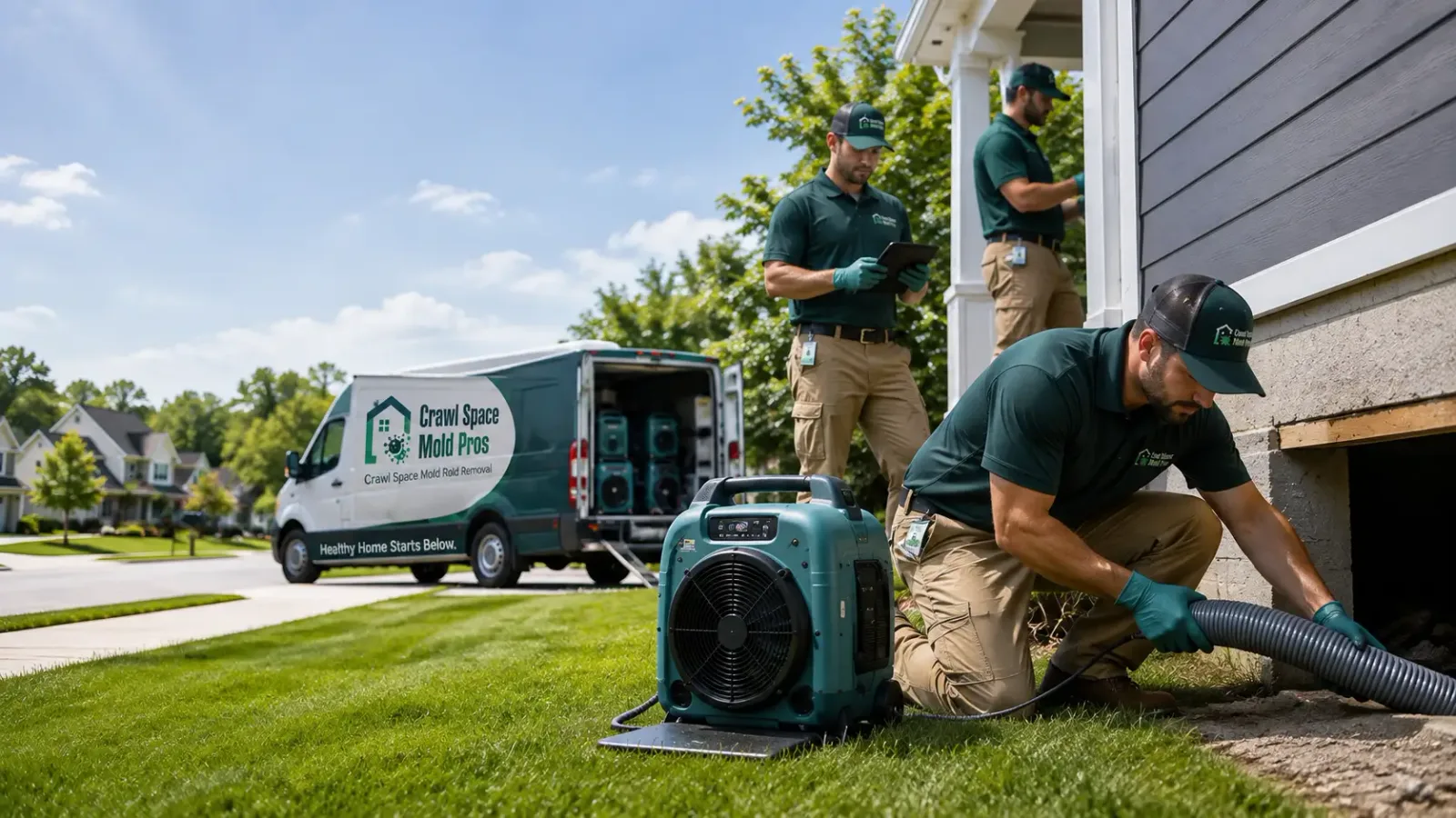 Crawl Space Mold Removal in Pine Grove, CA